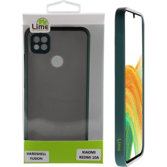 Lime ���� Xiaomi Redmi 10A 6.53'' Hardshell Fusion Full Camera Protection Green With Yellow KEYS