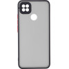 Lime ���� Xiaomi Redmi 10A 6.53'' Hardshell Fusion Full Camera Protection Red With Black KEYS