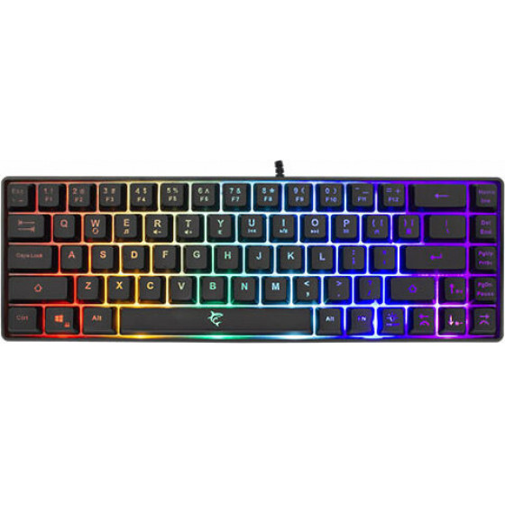 White Shark Rgb Gaming Membrane Keyboard Ronin Black - (GK-2201B)