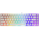 White Shark Rgb Gaming Membrane Keyboard Ronin White - (GK-2201W)