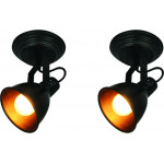 Homelighting R50111102-1R (x2) Loop Packet Metal blue-black adjustable spotlight+ - (77-8852)