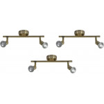 Homelighting SE 140-BR2 (x3) Saba Packet Bronze adjustable spotlight+ - (77-8838)