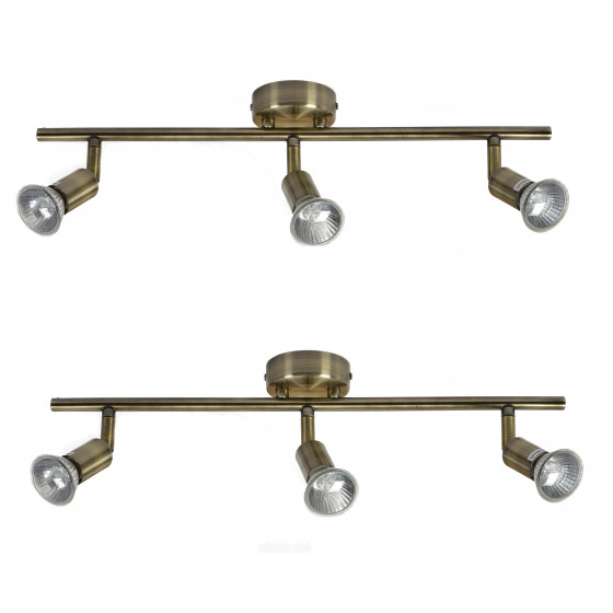 Homelighting SE 140-BR3 (x2) Saba Packet Bronze adjustable spotlight+ - (77-8839)