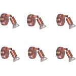 Homelighting SE 140-C1 (x6) Saba Packet Copper adjustable spotlight+ - (77-8843)
