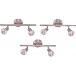 Homelighting SE 140-C2 (x3) Saba Packet Nickel mat adjustable spotlight+ - (77-8847)