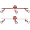 Homelighting SE 140-C3 (x2) Saba Packet Copper adjustable spotlight+ - (77-8845)