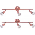 Homelighting SE 140-C3 (x2) Saba Packet Copper adjustable spotlight+ - (77-8845)