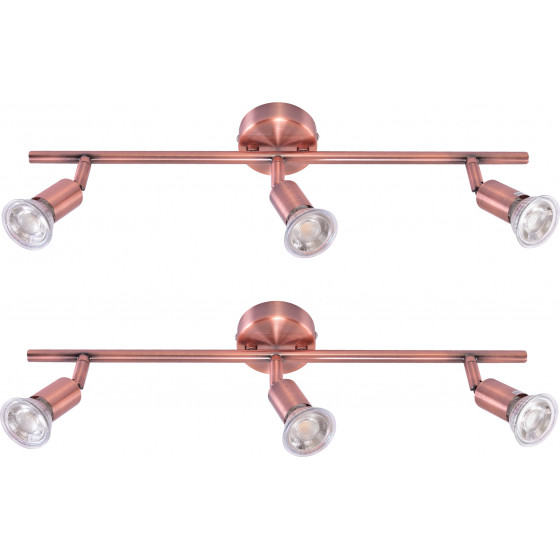 Homelighting SE 140-C3 (x2) Saba Packet Copper adjustable spotlight+ - (77-8845)