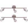 Homelighting SE 140-C3 (x2) Saba Packet Nickel mat adjustable spotlight+ - (77-8848)