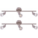 Homelighting SE 140-C3 (x2) Saba Packet Nickel mat adjustable spotlight+ - (77-8848)