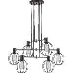 Homelighting SE21-BL-100-GR2 ADEPT PENDANT Black Metal Pendant Black Metal Grid+ - (77-8878)