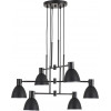 Homelighting SE21-BL-100-MS2 ADEPT PENDANT Black Metal Pendant Black Metal Shade+ - (77-8880)