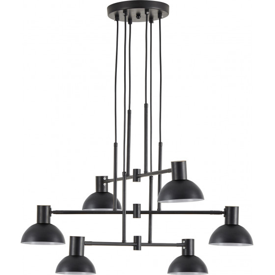 Homelighting SE21-BL-100-MS3 ADEPT PENDANT Black Metal Pendant Black Metal Shade+ - (77-8881)