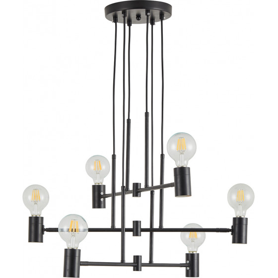 Homelighting SE21-BL-100 ADEPT BLACK METAL PENDANT �4 - (77-8250)