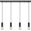 Homelighting SE21-BL-4-4BL ADEPT TUBE Black Pendant+ - (77-8482)