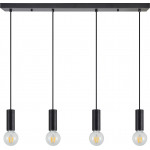 Homelighting SE21-BL-4-4BL ADEPT TUBE Black Pendant+ - (77-8482)