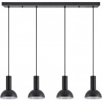 Homelighting SE21-BL-4-4BL-MS3 ADEPT TUBE Black Pendant Black Metal Shade+ - (77-8560)