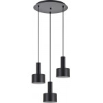 Homelighting SE21-BL-4-3BL-MS1 ADEPT TUBE Black Pendant Black Metal Shade+ - (77-8544)