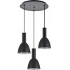 Homelighting SE21-BL-4-3BL-MS2 ADEPT TUBE Black Pendant Black Metal Shade+ - (77-8551)
