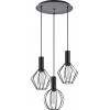Homelighting SE21-BL-4-3BL-GR12 ADEPT FLEX Black Pendant Black Metal Grid+ - (77-8905)
