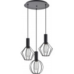 Homelighting SE21-BL-4-3BL-GR12 ADEPT FLEX Black Pendant Black Metal Grid+ - (77-8905)