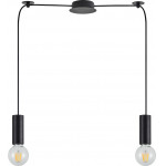Homelighting SE21-BL-4-BL2 ADEPT TUBE Black Pendant+ - (77-8479)