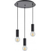 Homelighting SE21-BL-4-3BL ADEPT TUBE Black Pendant+ - (77-8480)
