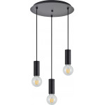 Homelighting SE21-BL-4-3BL ADEPT TUBE Black Pendant+ - (77-8480)