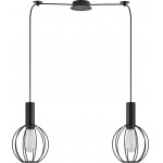 Homelighting SE21-BL-4-BL2-GR2 ADEPT TUBE Black Pendant Black Metal Grid+ - (77-8536)
