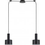 Homelighting SE21-BL-4-BL2-MS1 ADEPT TUBE Black Pendant Black Metal Shade+ - (77-8543)