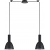 Homelighting SE21-BL-4-BL2-MS2 ADEPT TUBE Black Pendant Black Metal Shade+ - (77-8550)