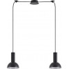 Homelighting SE21-BL-4-BL2-MS3 ADEPT TUBE Black Pendant Black Metal Shade+ - (77-8557)