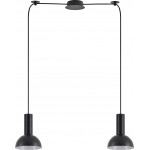 Homelighting SE21-BL-4-BL2-MS3 ADEPT TUBE Black Pendant Black Metal Shade+ - (77-8557)
