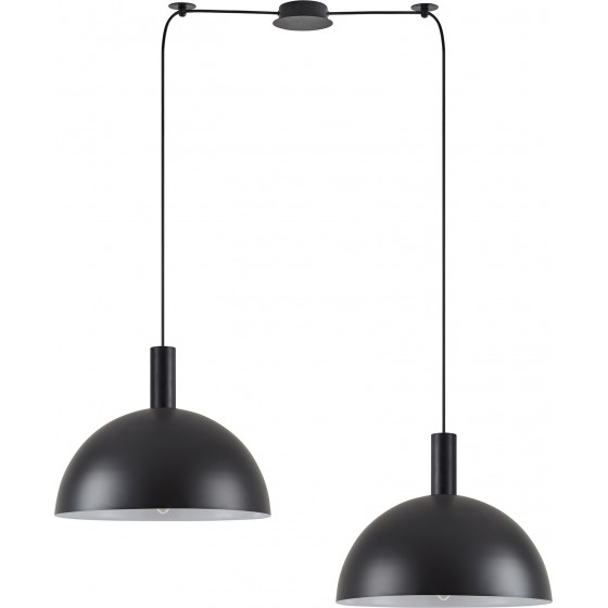 Homelighting SE21-BL-4-BL2-MS40 ADEPT TUBE Black Metal Shade Pendant+ - (77-8500)