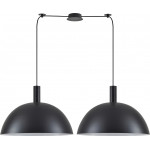 Homelighting SE21-BL-4-BL2-MS50 ADEPT TUBE Black Metal Shade Pendant+ - (77-8504)