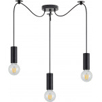 Homelighting SE21-BL-4-BL3 ADEPT TUBE Black Pendant+ - (77-8478)