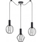 Homelighting SE21-BL-4-BL3-GR12 ADEPT FLEX Black Pendant Black Metal Grid+ - (77-8909)