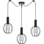 Homelighting SE21-BL-4-BL3-GR2 ADEPT TUBE Black Pendant Black Metal Grid+ - (77-8535)