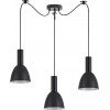 Homelighting SE21-BL-4-BL3-MS2 ADEPT TUBE Black Pendant Black Metal Shade+ - (77-8549)
