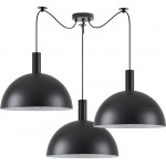 Homelighting SE21-BL-4-BL3-MS40 ADEPT TUBE Black Metal Shade Pendant+ - (77-8499)