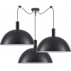 Homelighting SE21-BL-4-BL3-MS50 ADEPT TUBE Black Metal Shade Pendant+ - (77-8503)