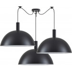 Homelighting SE21-BL-4-BL3-MS50 ADEPT TUBE Black Metal Shade Pendant+ - (77-8503)