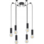 Homelighting SE21-BL-4-BL6 ADEPT TUBE Black Pendant+ - (77-8477)