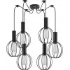 Homelighting SE21-BL-4-BL6-GR2 ADEPT TUBE Black Pendant Black Metal Grid+ - (77-8534)