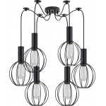 Homelighting SE21-BL-4-BL6-GR2 ADEPT TUBE Black Pendant Black Metal Grid+ - (77-8534)