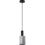 Homelighting SE21-BL-4-GL1 ADEPT TUBE Black Pendant Smoked Glass+ - (77-8483)