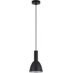 Homelighting SE21-BL-4-MS2 ADEPT TUBE Black Pendant Black Metal Shade+ - (77-8547)