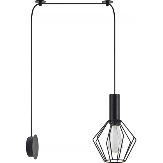 Homelighting SE21-BL-4-NM1W-GR1 ADEPT TUBE Black Matt Wall Lamp Black Metal Grid+ - (77-8813)