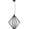 Homelighting SE21-BL-42 MED BLACK METAL GRID PENDANT E4 - (77-8229)