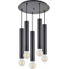 Homelighting SE21-BL-5-5BL ADEPT TUBE BLACK Black Pendant+ - (77-8673)